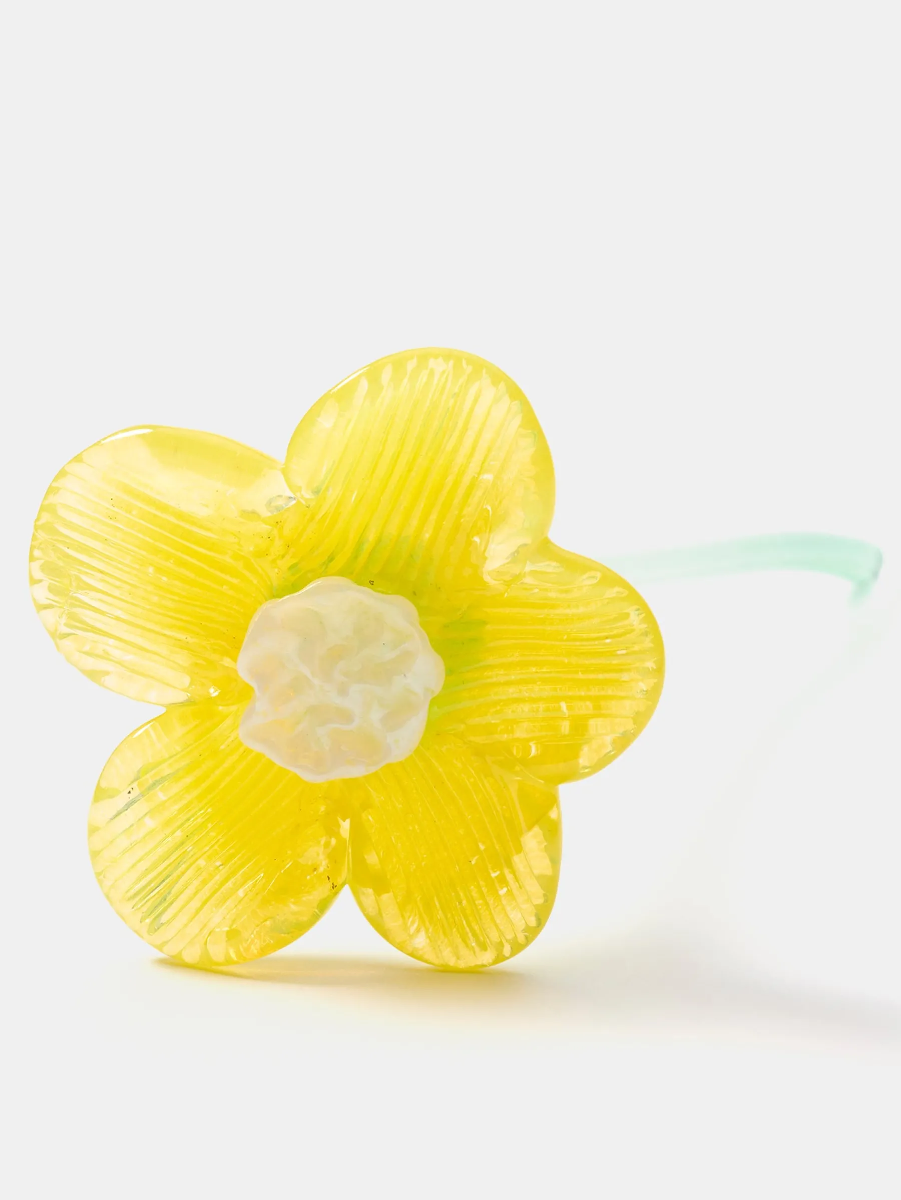 mouthblown_crystal_flower_2.webp New HOFF MOUTHBLOWN CRYSTAL FLOWER YELLOW